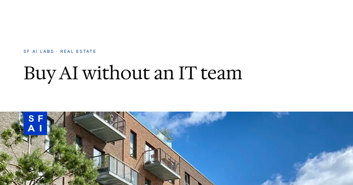 The 10 Rules of Buying AI Without an IT Department