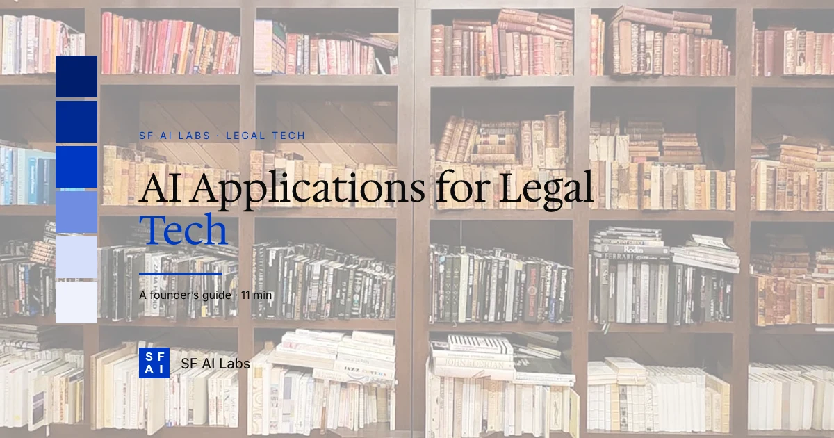 7 AI Applications for Legal Tech
