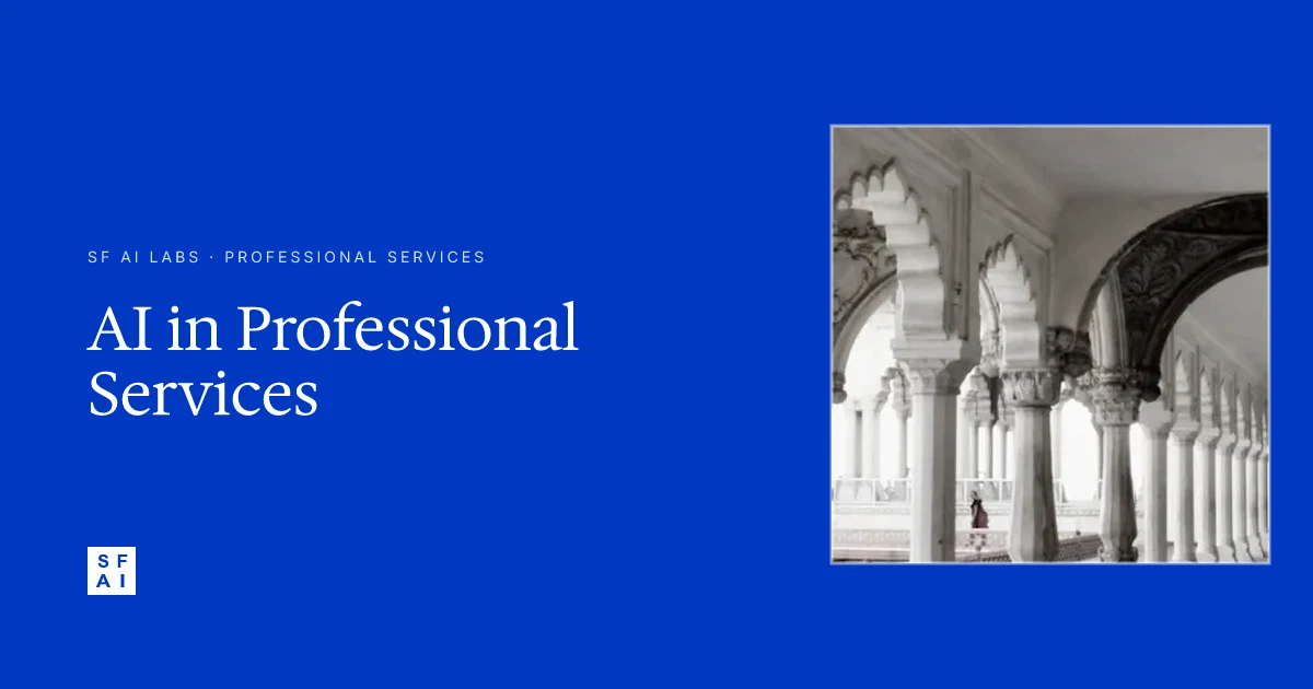 8 AI Applications Transforming Professional Services