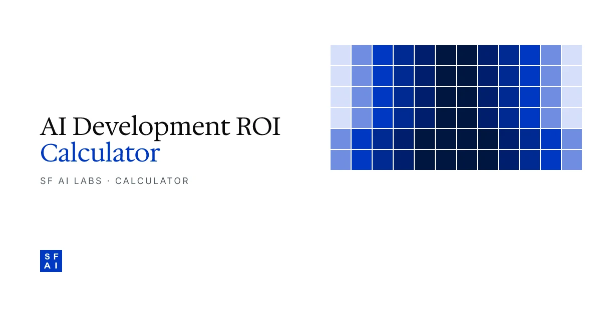 AI Development ROI Calculator for Enterprise Projects