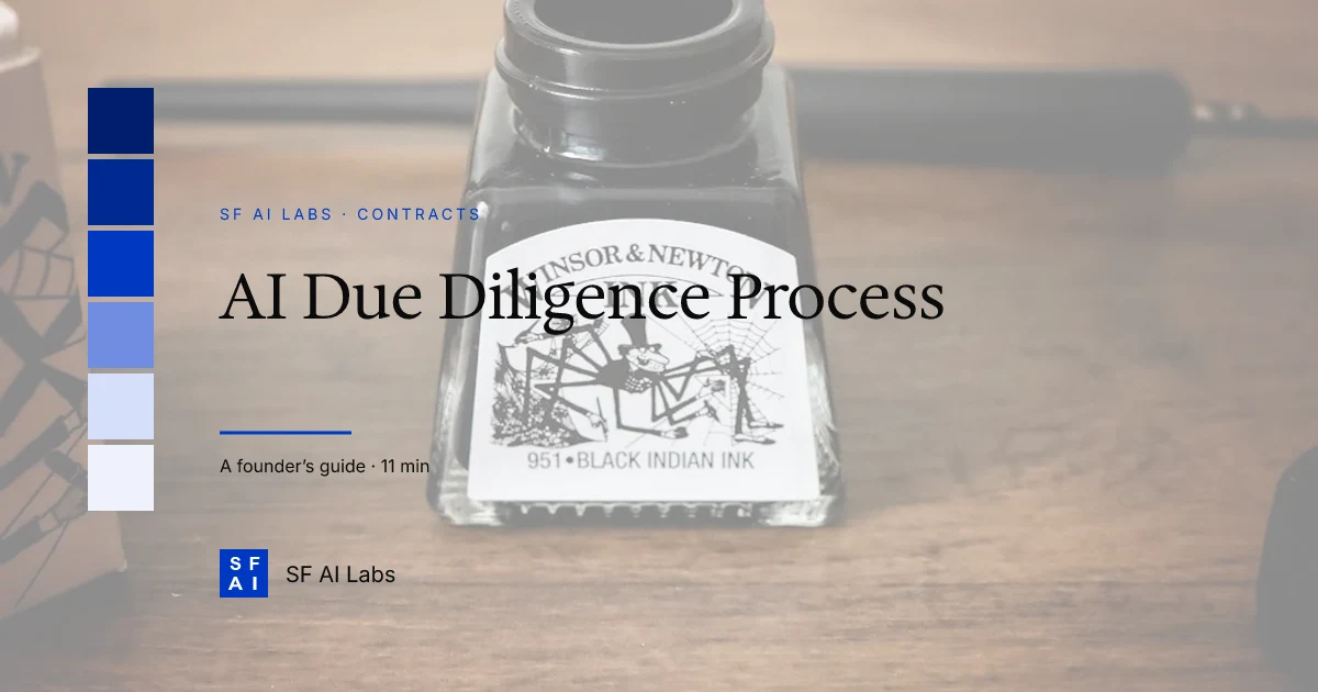 AI Due Diligence Process Before Signing Contract
