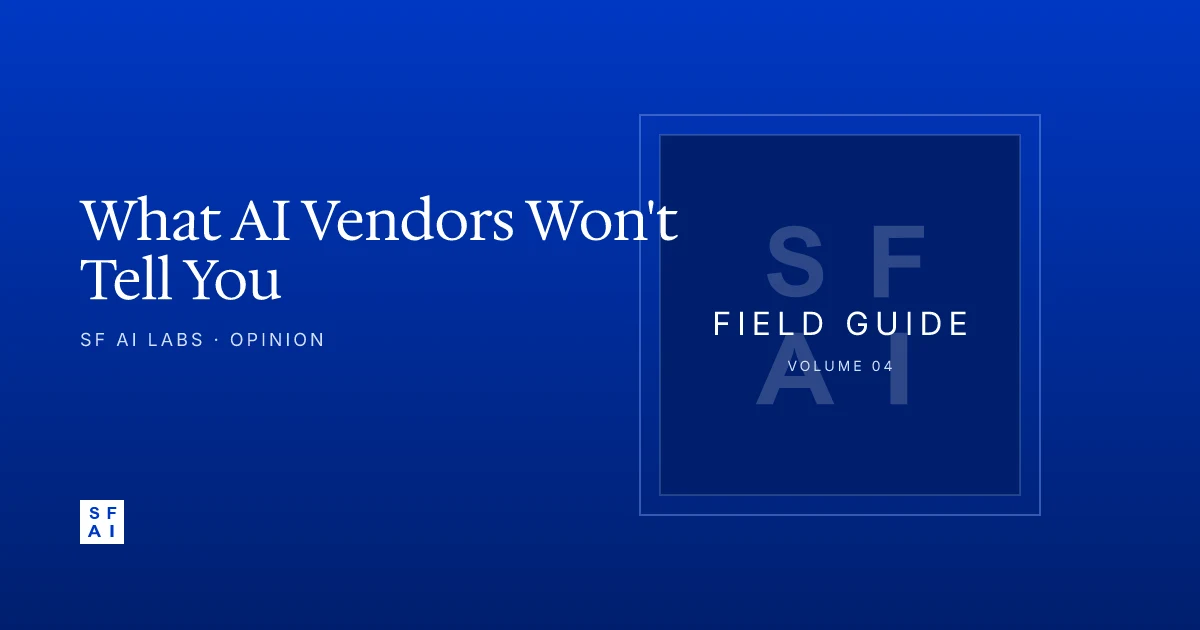 8 Things AI Vendors Won't Tell You Upfront
