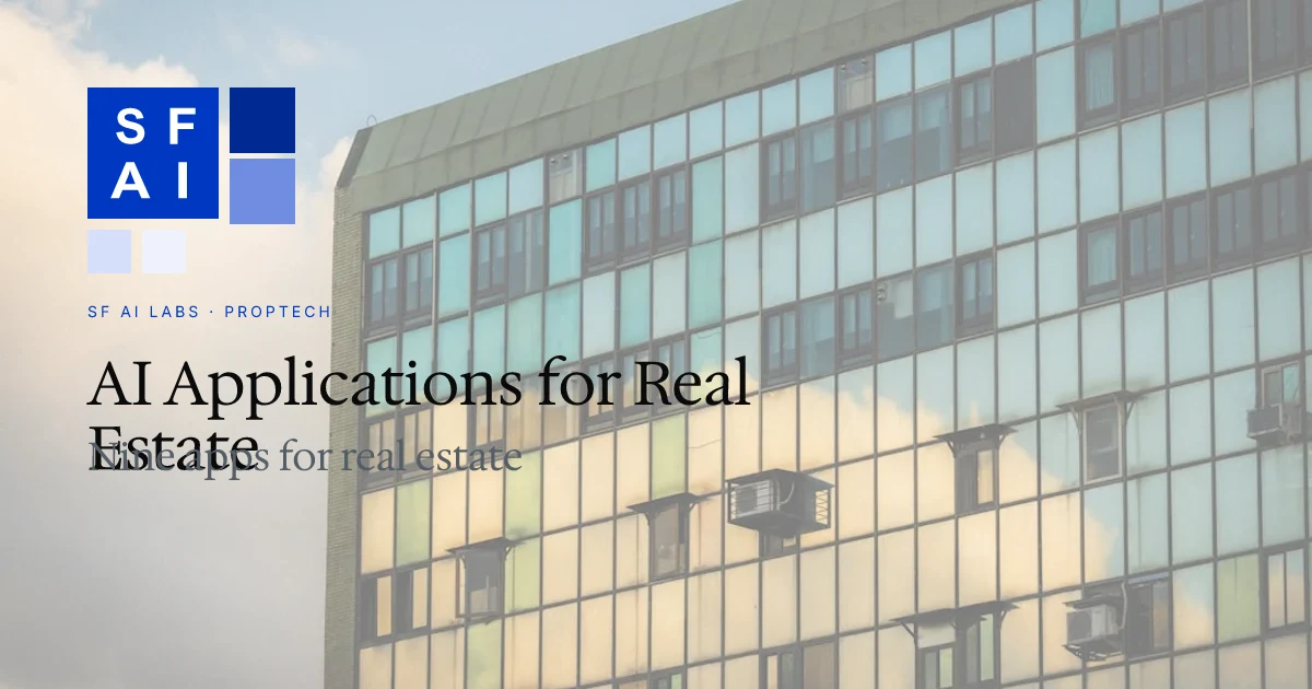 9 Best AI Applications for Real Estate Businesses