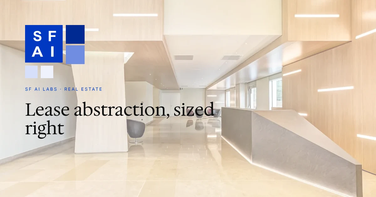 Best AI lease abstraction tools for small CRE firms