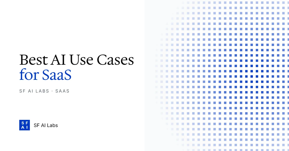 10 Best AI Use Cases for SaaS Companies