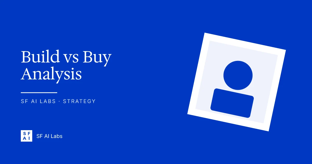 Build vs Buy Analysis for AI Solutions