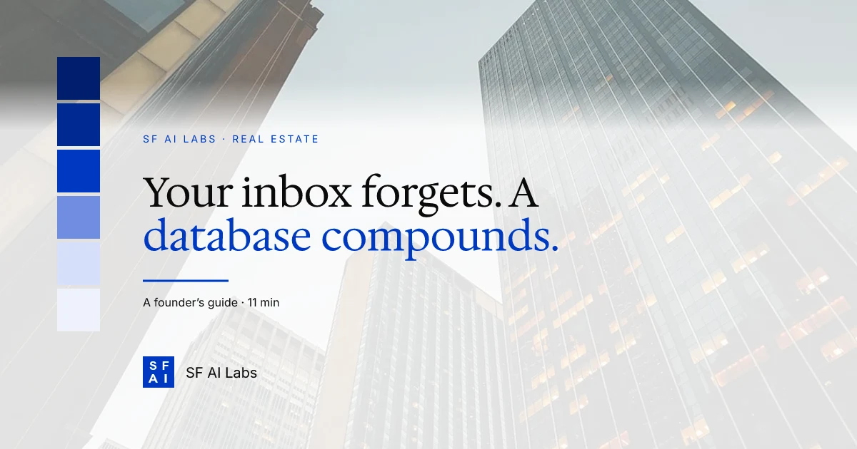 The case for a proprietary deal database (even at 8 people)