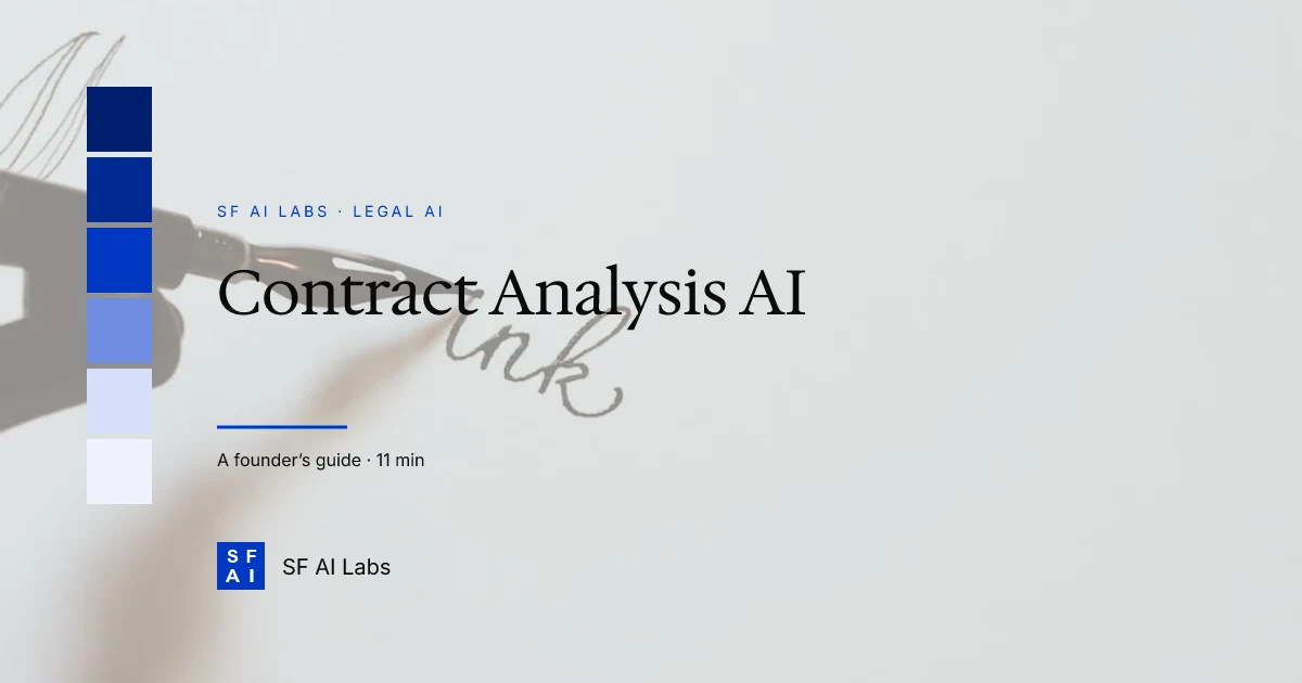 Contract Analysis AI: Legal Document Processing