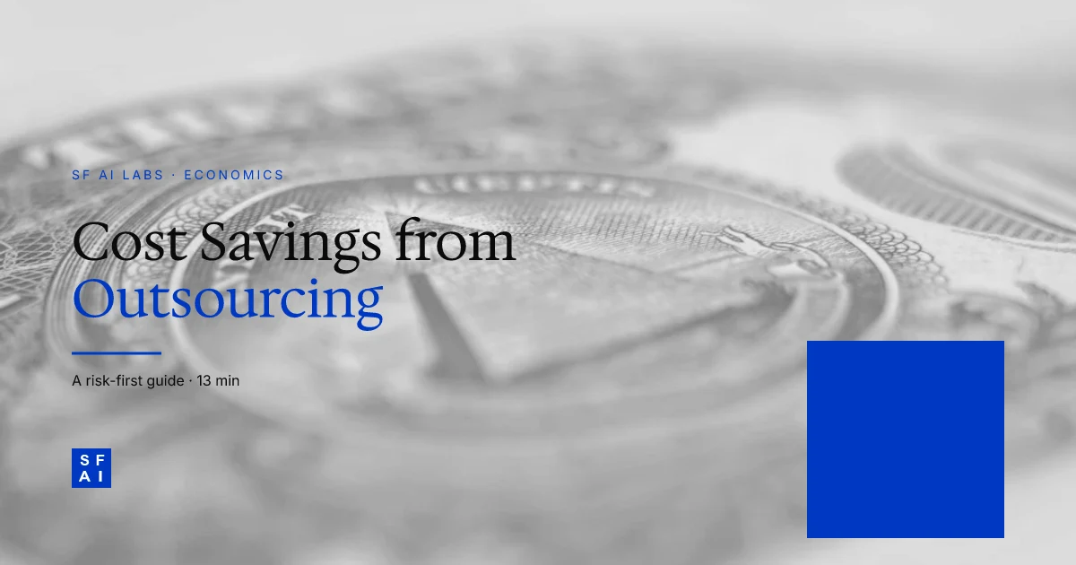 Cost Savings from Outsourcing AI Development