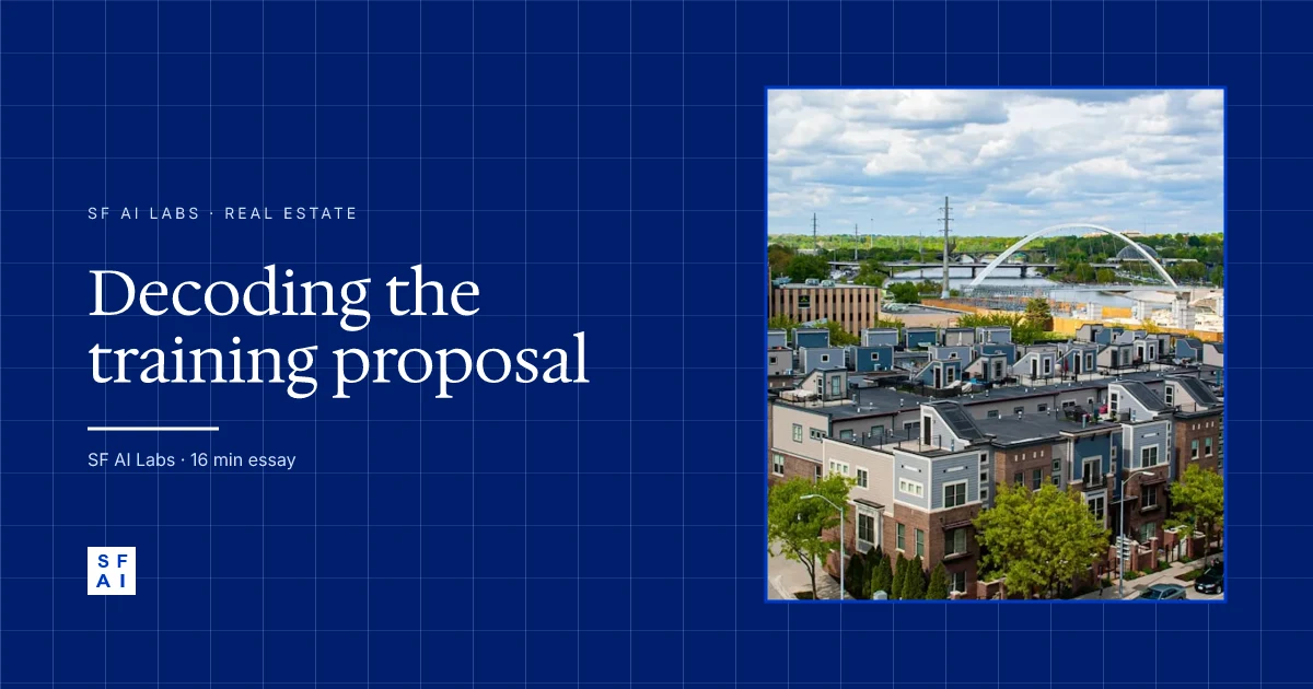 Decoding AI training proposals: what CRE principals should look for