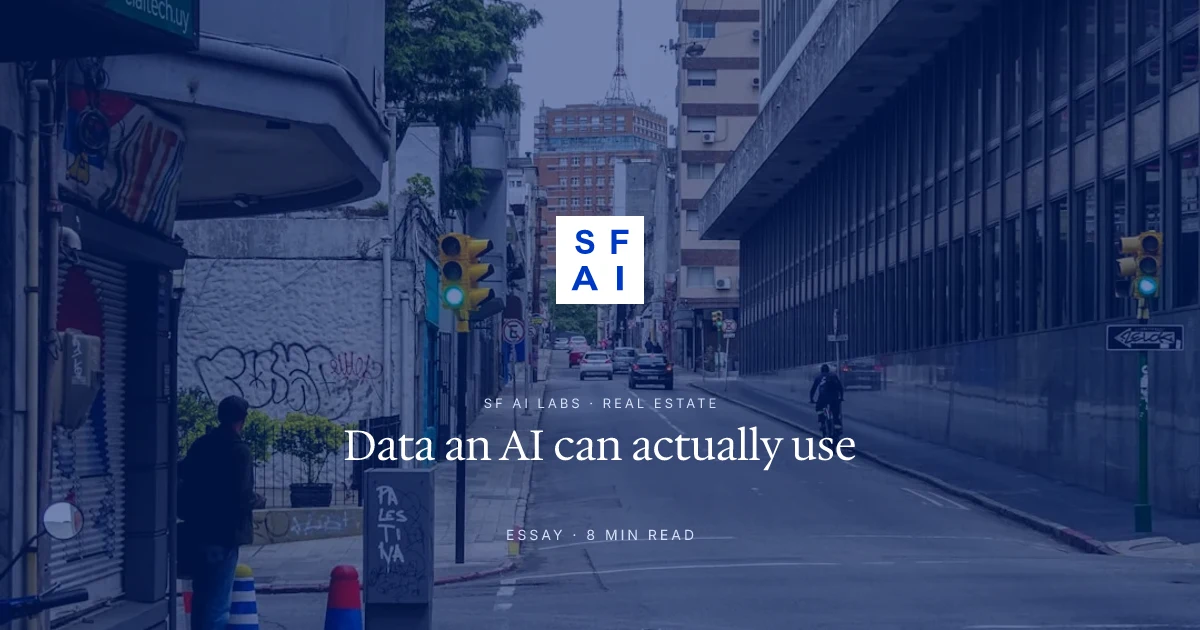 A Field Guide to CRE Data Sources an AI Can Actually Use