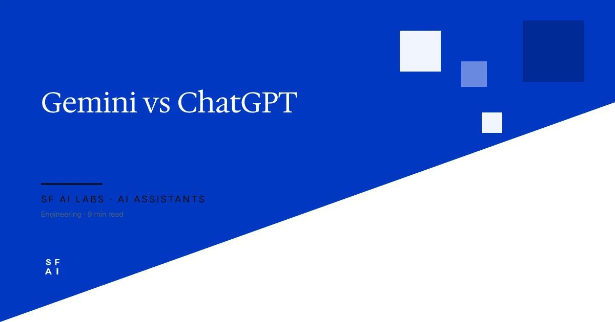 Gemini vs ChatGPT: Google's AI vs OpenAI Compared