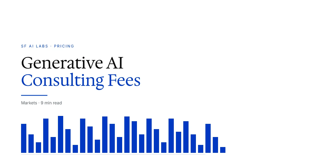 Generative AI Consulting Fees: What Are You Paying For?