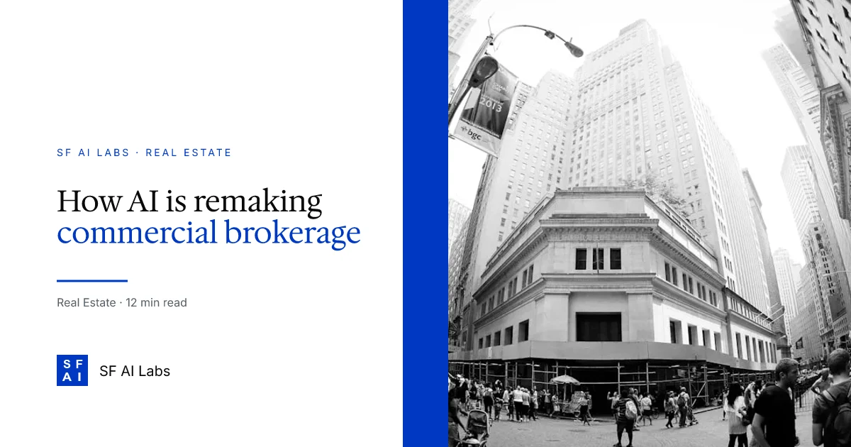 How AI is changing commercial real estate brokerage in 2026