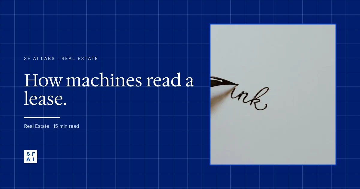 How AI reads a lease: from PDF to structured data, explained