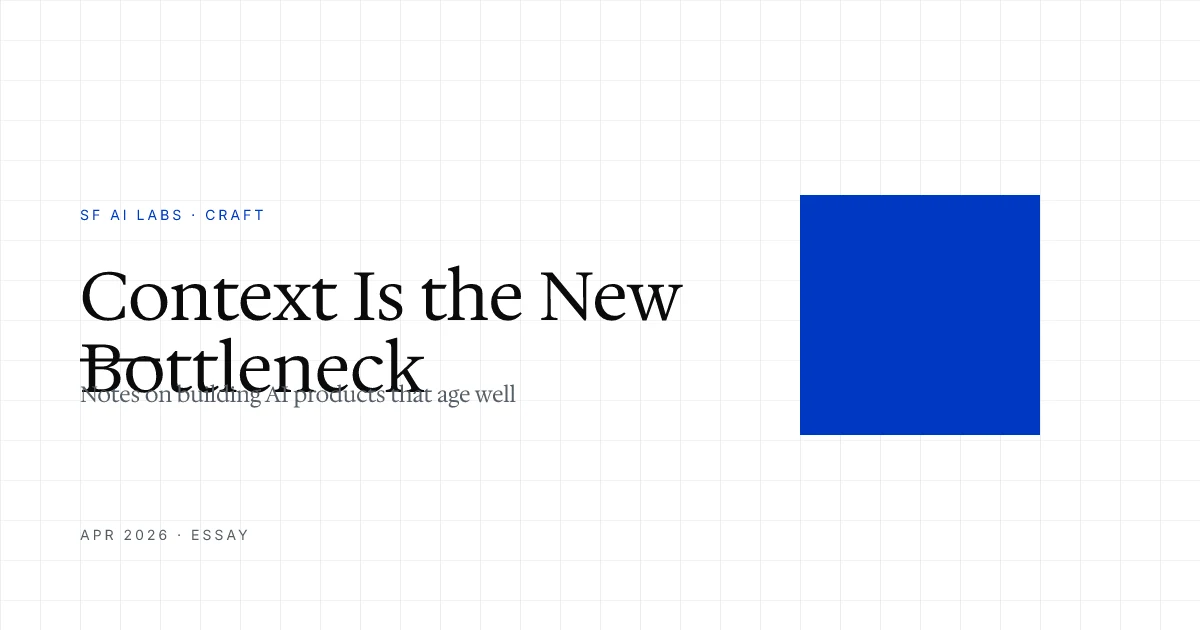 Context Is the New Bottleneck: How to Manage AI Conversations That Ship Code
