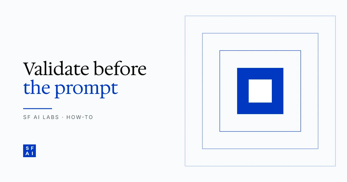 How to validate an AI product idea before you write a single prompt