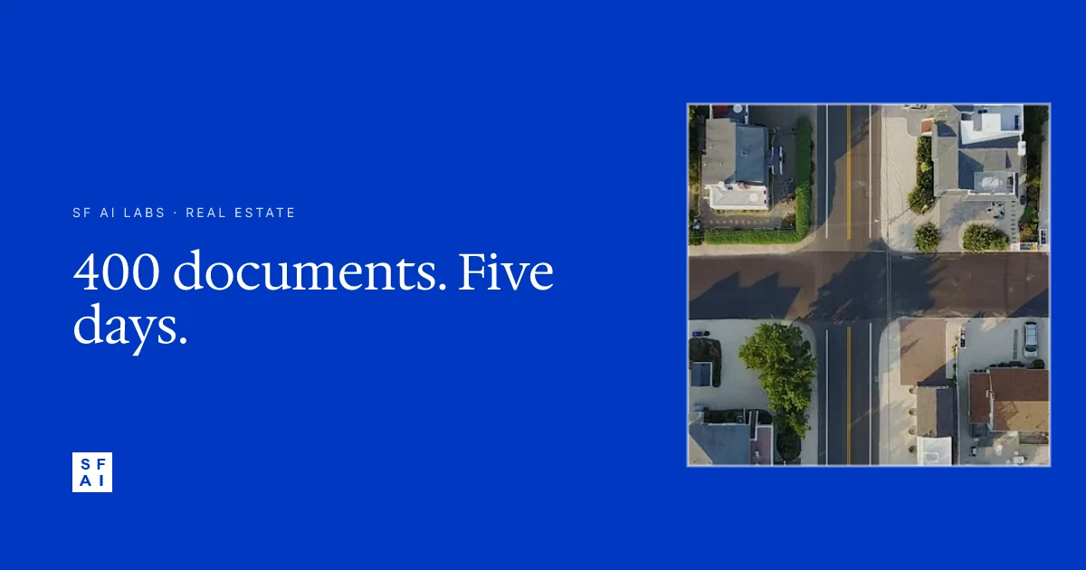 Inside an AI-assisted due diligence: 400 documents in 5 days