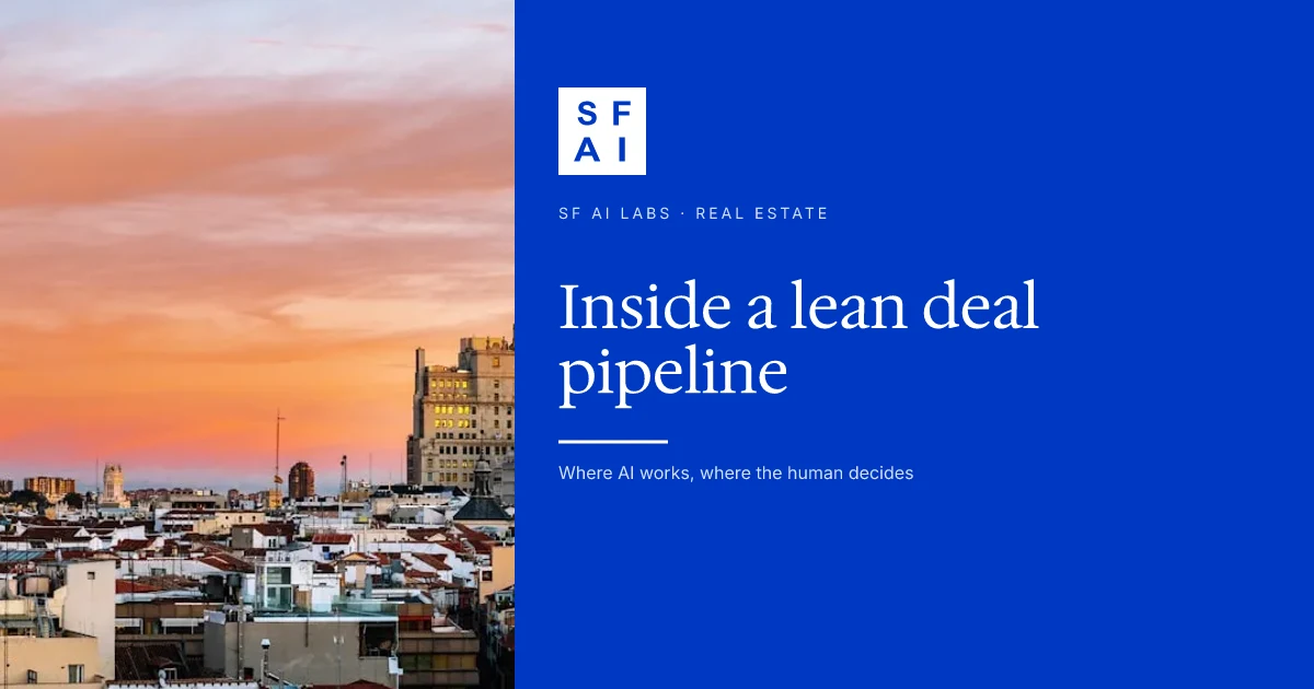 Inside a Small Shop's AI-Augmented Deal Pipeline