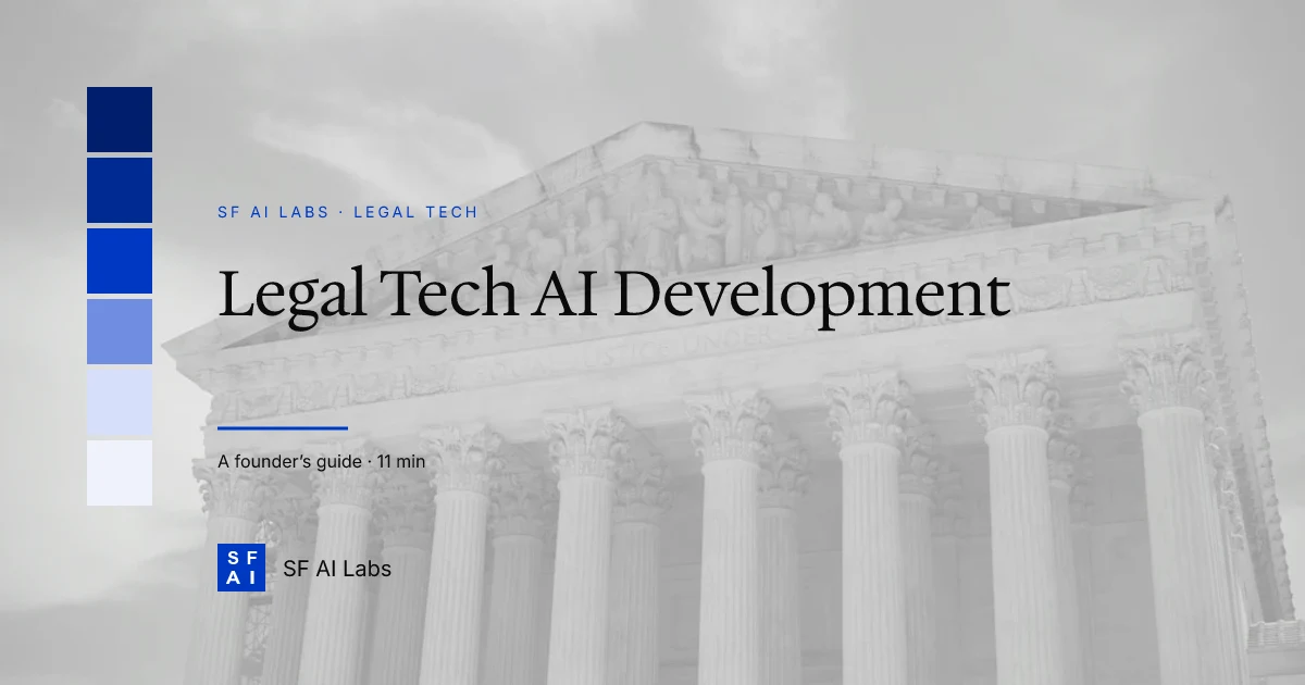 Legal Tech AI Development: Industry-Specific Agencies