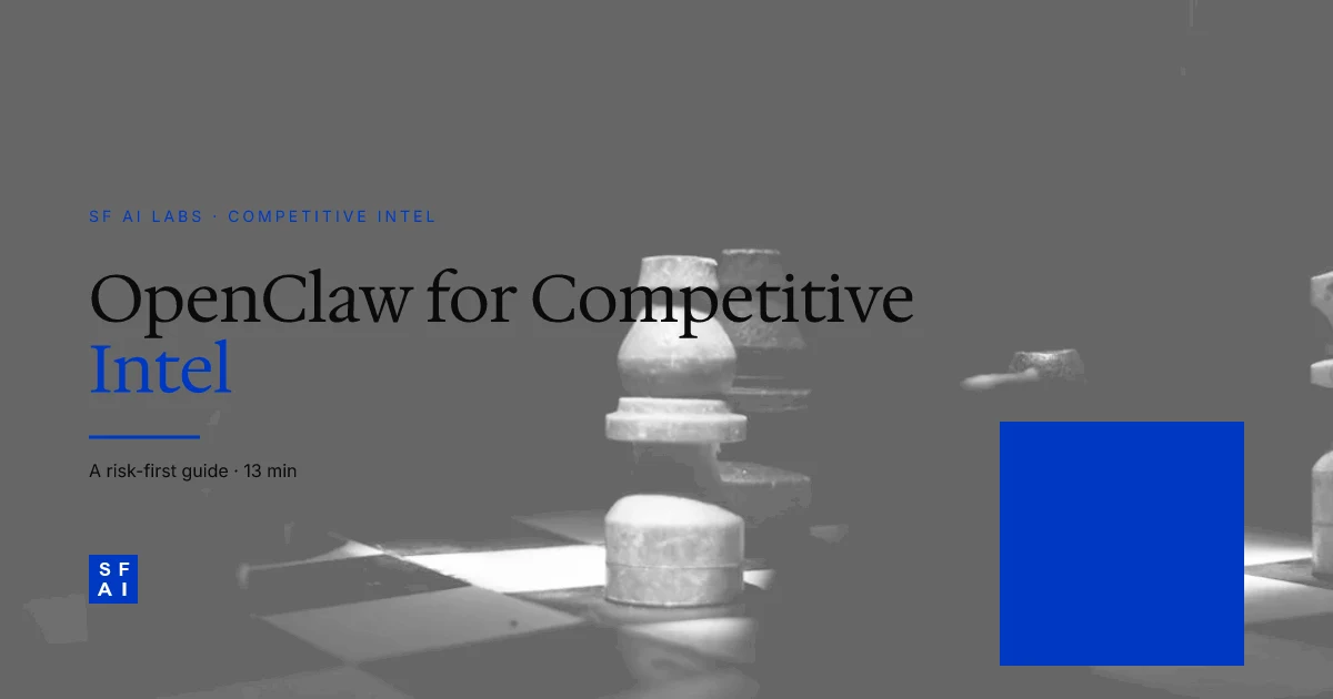How to Use Openclaw for Competitive Intelligence: Market Monitoring Agent