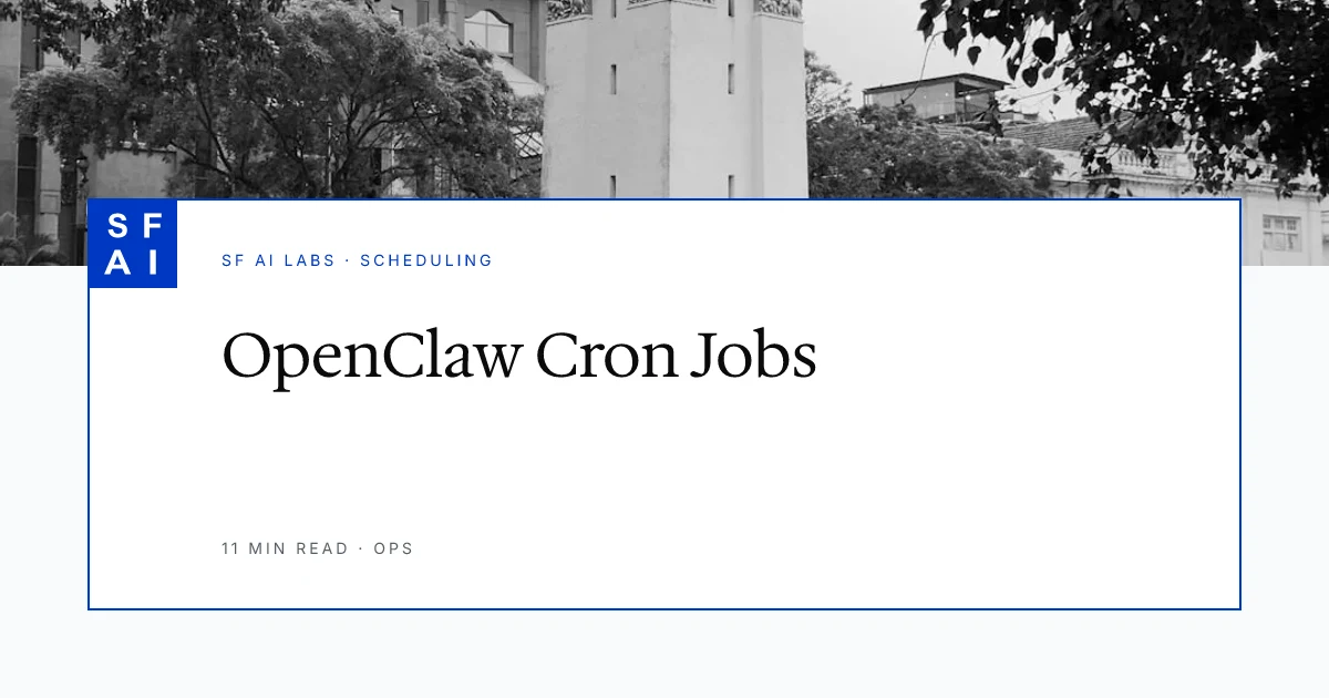 Openclaw Cron Jobs: Schedule Automated Tasks and Reports