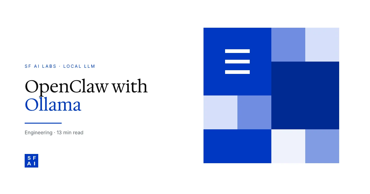 Running OpenClaw with Ollama for Local LLM Inference
