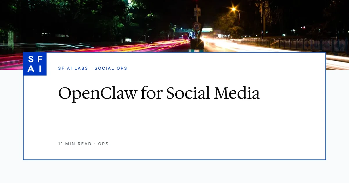 How to Use Openclaw for Social Media Scheduling: Multi-Platform Agent