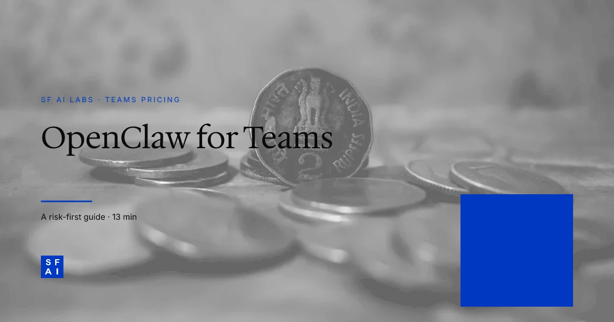 OpenClaw for Teams: Per-Seat Pricing and Budget Planning Guide