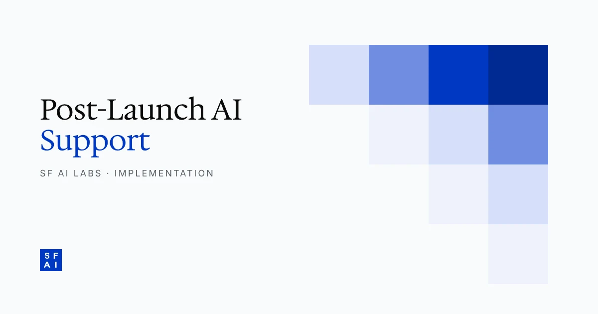 Post-Launch AI Support: What's Included?