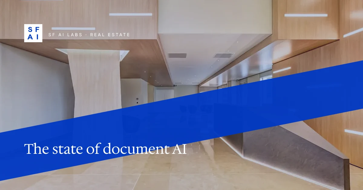 The State of Document AI in Commercial Real Estate