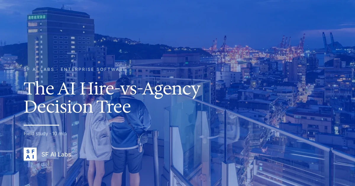 The AI Hire-vs-Agency Decision Tree