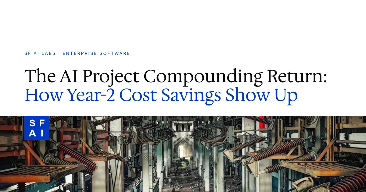 The AI Project Compounding Return: How Year-2 Cost Savings Show Up