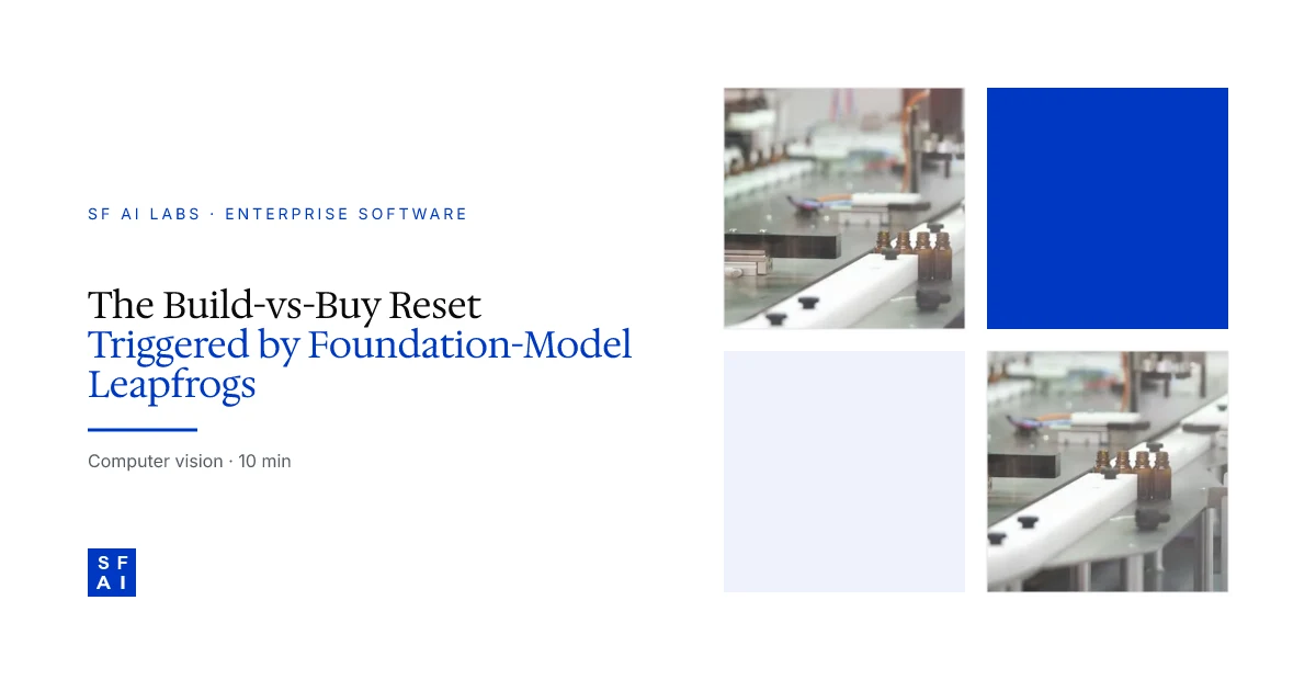 The Build-vs-Buy Reset Triggered by Foundation-Model Leapfrogs