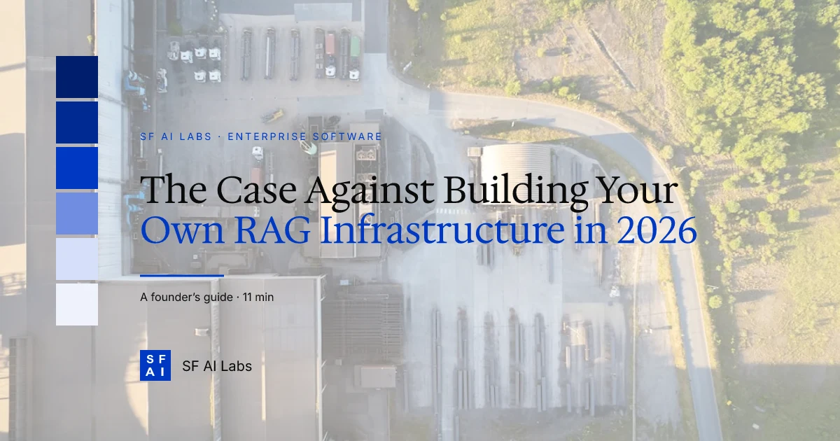 The Case Against Building Your Own RAG Infrastructure in 2026