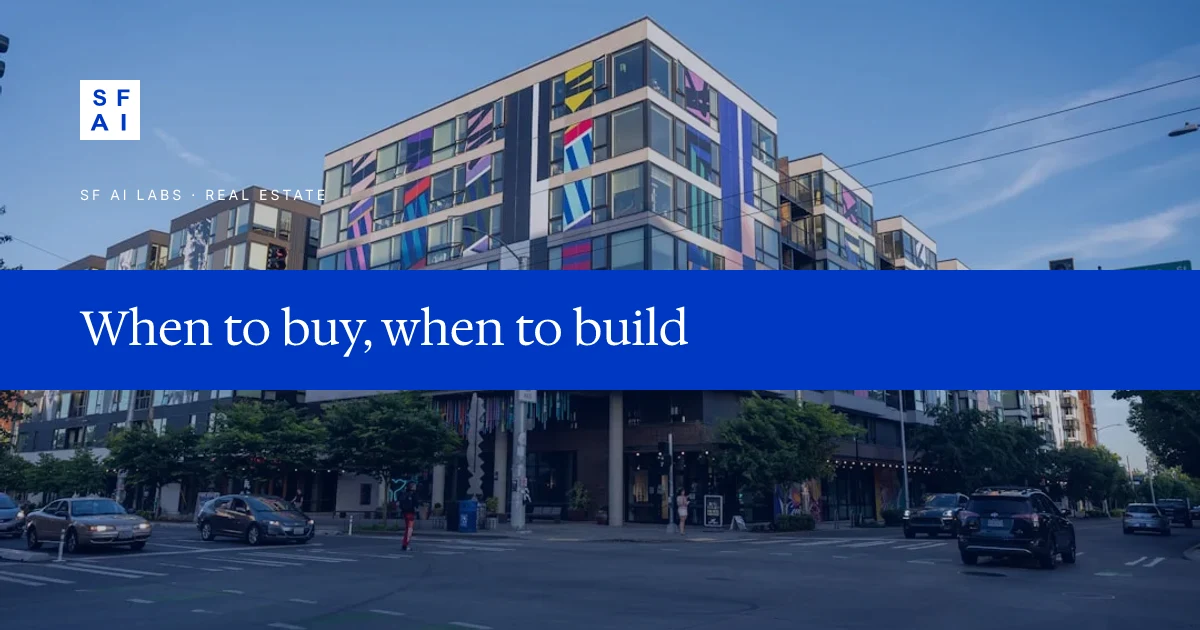 The CRE AI Buy-vs-Build Playbook: when off-the-shelf proptech is enough — and when to build
