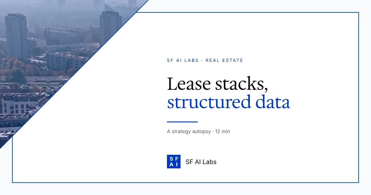The CRE Document Intelligence Playbook: turning lease stacks into structured data