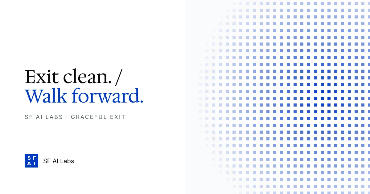 The graceful exit: how to end an AI partnership when it's not working