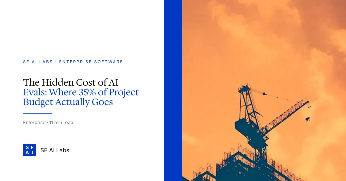 The Hidden Cost of AI Evals: Where 35% of Project Budget Actually Goes