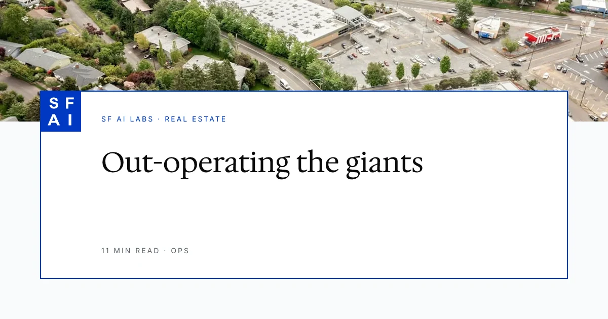 The Small CRE Firm AI Manifesto: how 4-20-person shops out-operate the institutional giants
