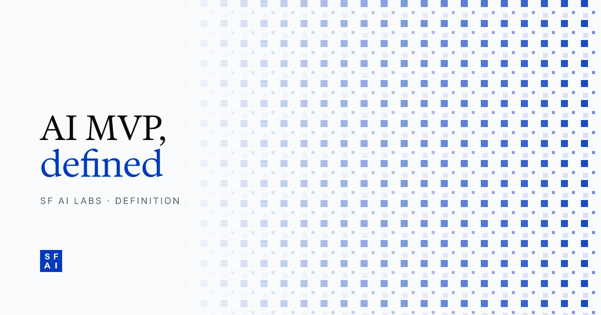 What is an AI MVP, actually? (explained for non-developers in 2026)