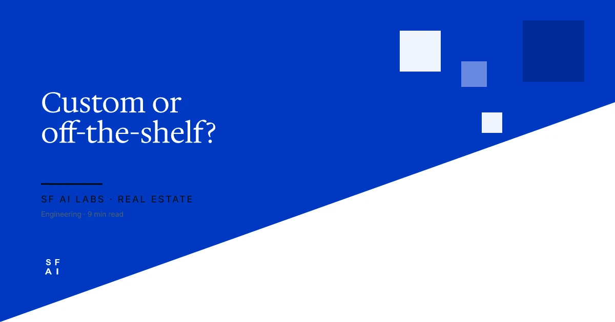 What is custom software vs off-the-shelf? A CRE principal's guide