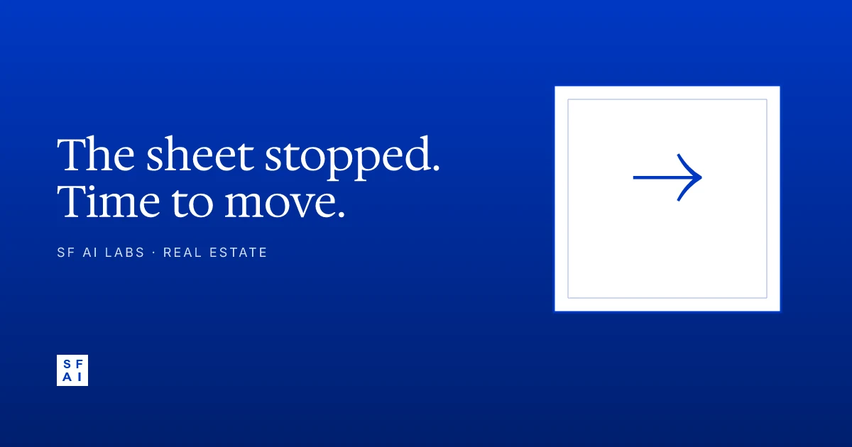 When spreadsheets stop working: the signals it's time to build