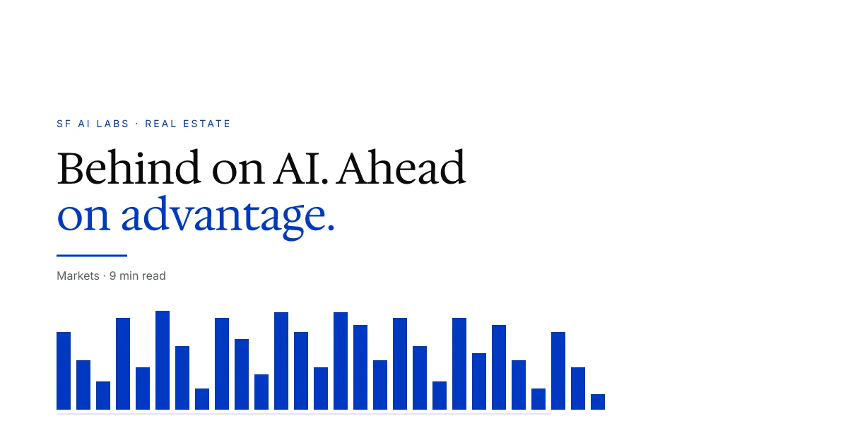 Why Commercial Real Estate Is Late to AI — and Why That's an Advantage for Small Firms