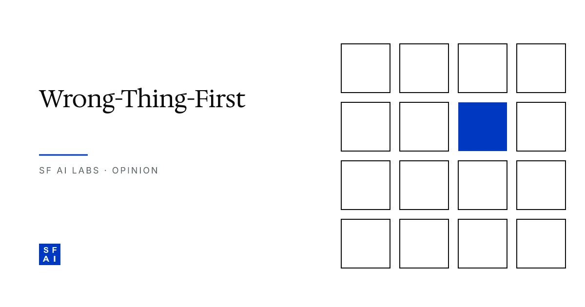 Why most AI MVPs ship the wrong thing first