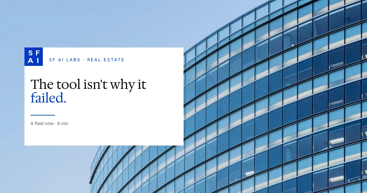 Why most lease abstraction projects fail