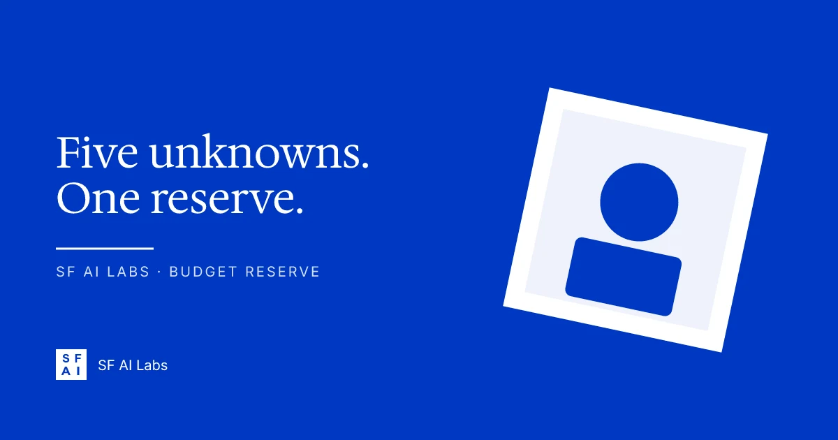 Why your AI MVP should reserve 15% for the unknown