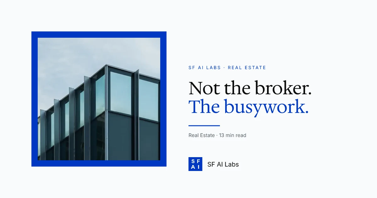 Will AI replace commercial real estate brokers? An honest assessment